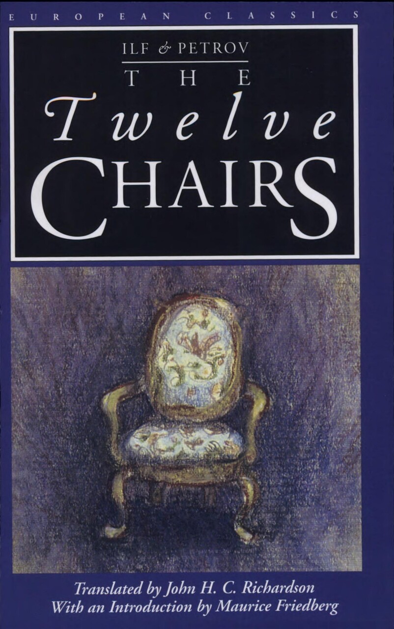 Cover for The Twelve Chairs by Ilya Ilf & Yevgeny Petrov
